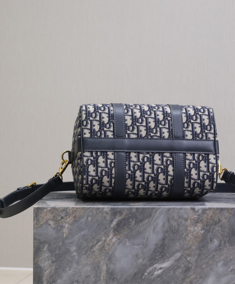 Christian Dior Groove 25 Bag Dark Blue